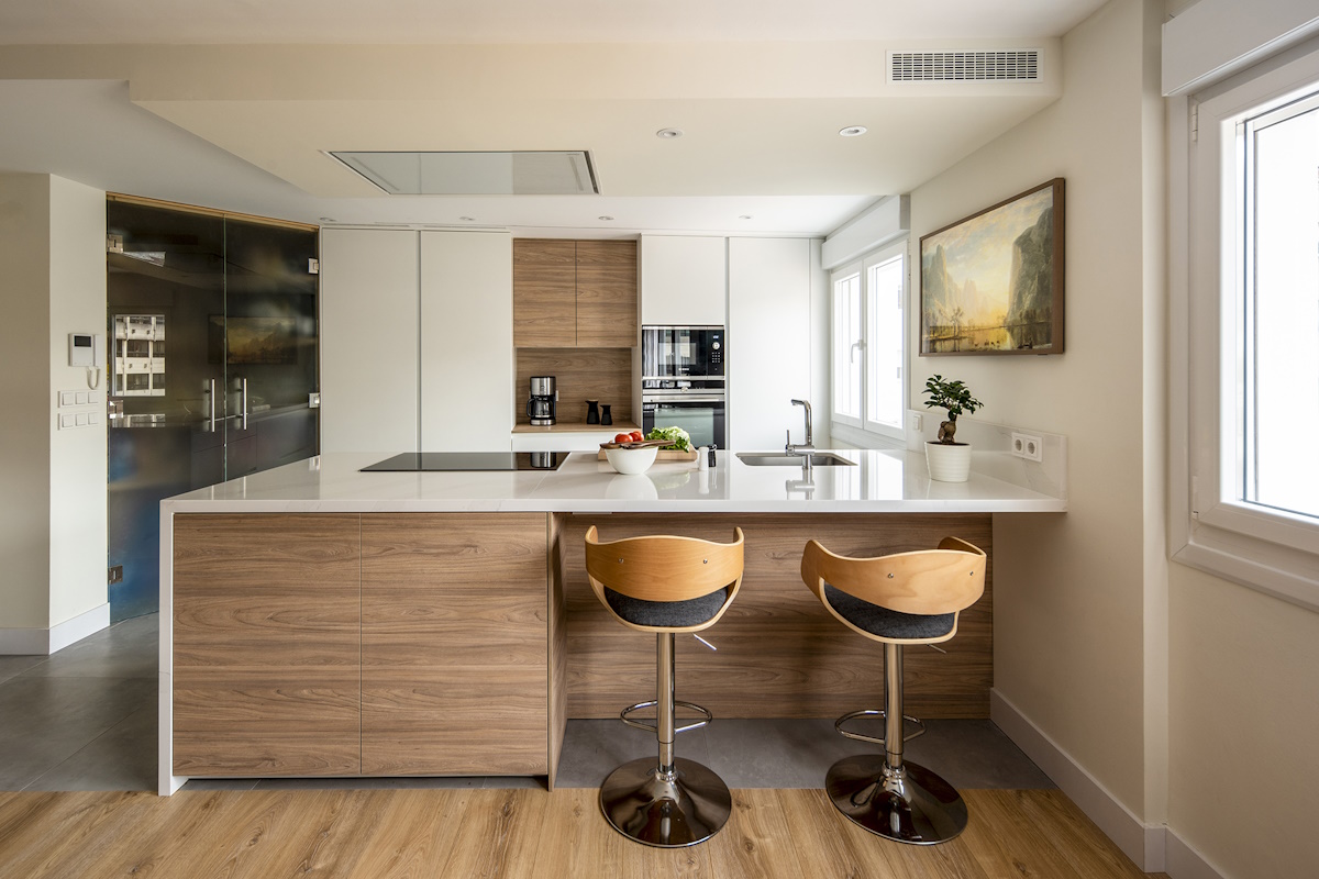Proyecto completo de reformas de cocinas Cunit en vivienda familiar Resultado final de reformas de cocinas Cunit con estilo contemporáneo